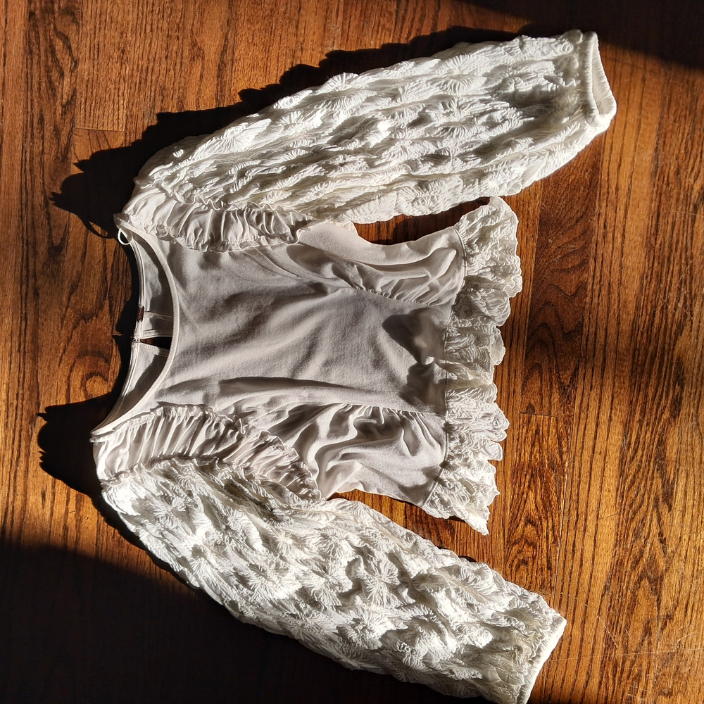 Free People Ruffled Top